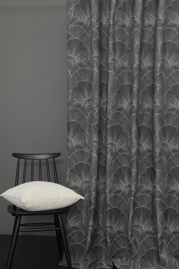 RIUTTA -jacquard musta